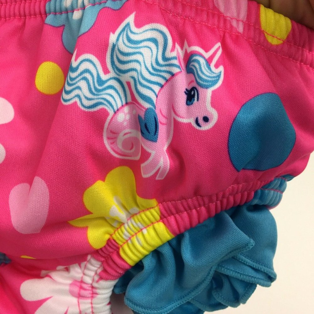 Swimschool Reusable Swim Diaper UPF 50 Level 1 18-22 lbs 12 Months Swim Pink New - Picture 11 of 12